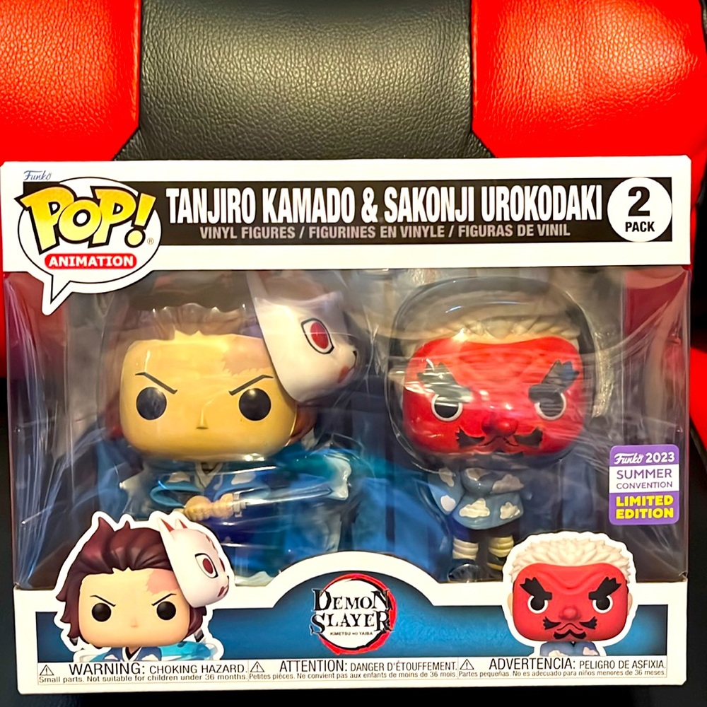 Demon Slayer 2 pack Funko Pop Funko 2023 Summer Convention Funko Pop